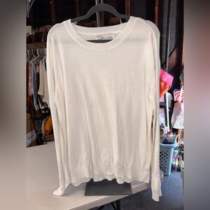 Vintage Havana Lightweight Cream Long Sleeve Sweater